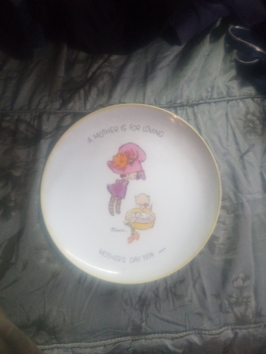 Moira Mother's Day 1974 Collector Plate