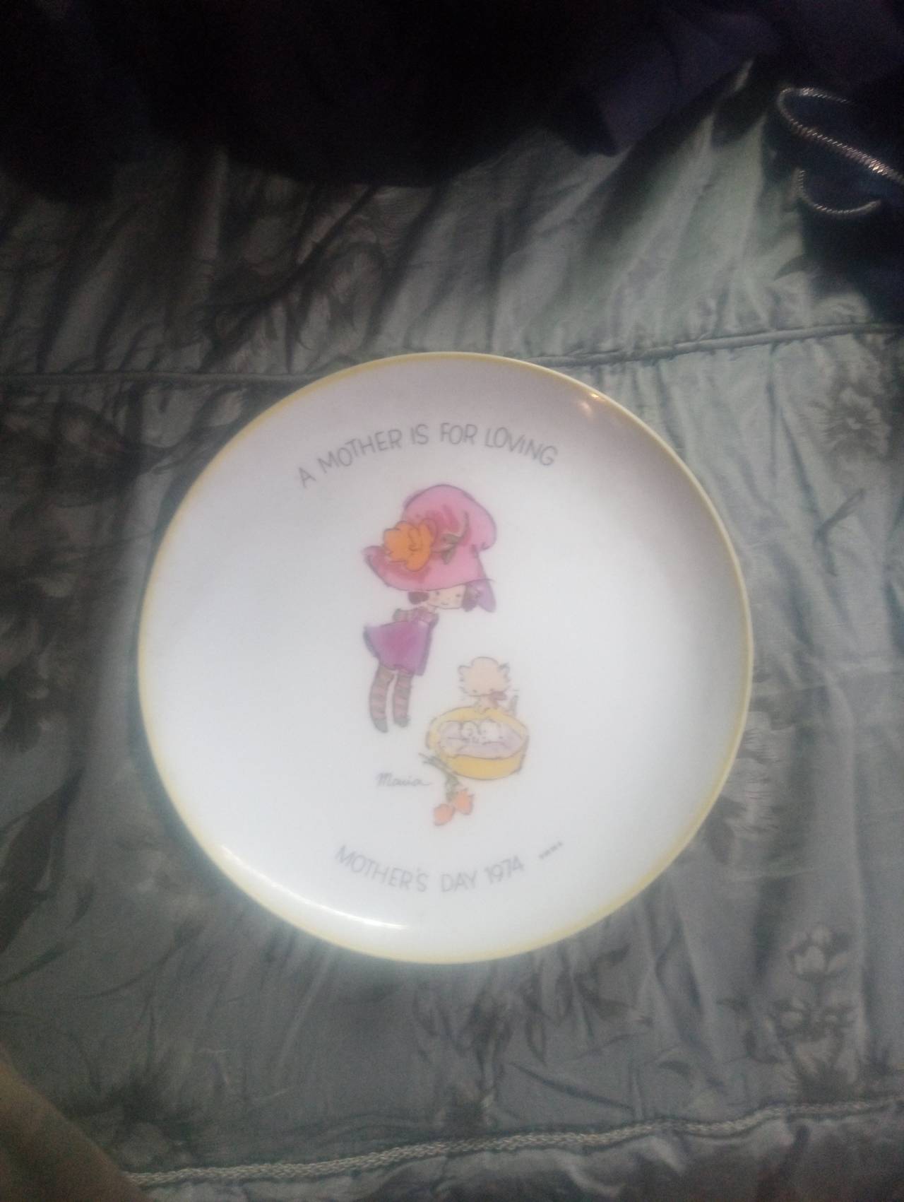 Moira Mother's Day 1974 Collector Plate