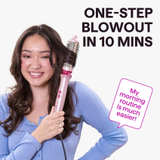 Wavytalk Heatwave Pro Ionic Thermal Brush Set, 3-Size Heated Round Brush Pink - Image 7