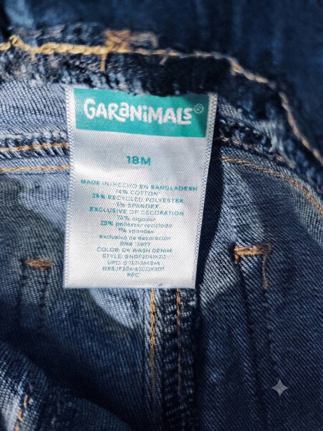Garanimals Toddler Pull-On Denim Jeggings sz 18 Months