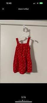 Girls' Sleeveless Red Sundress size is 24 months . - Image 3