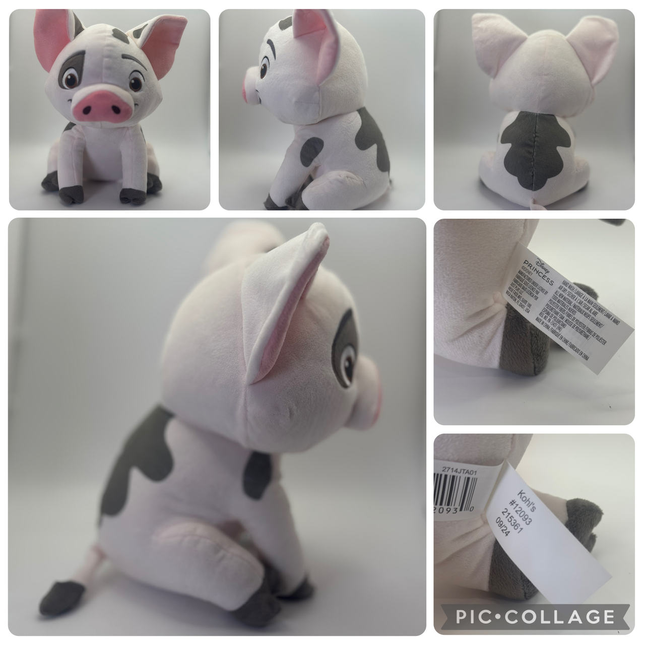 Disney Moana Pua Plush Pig
