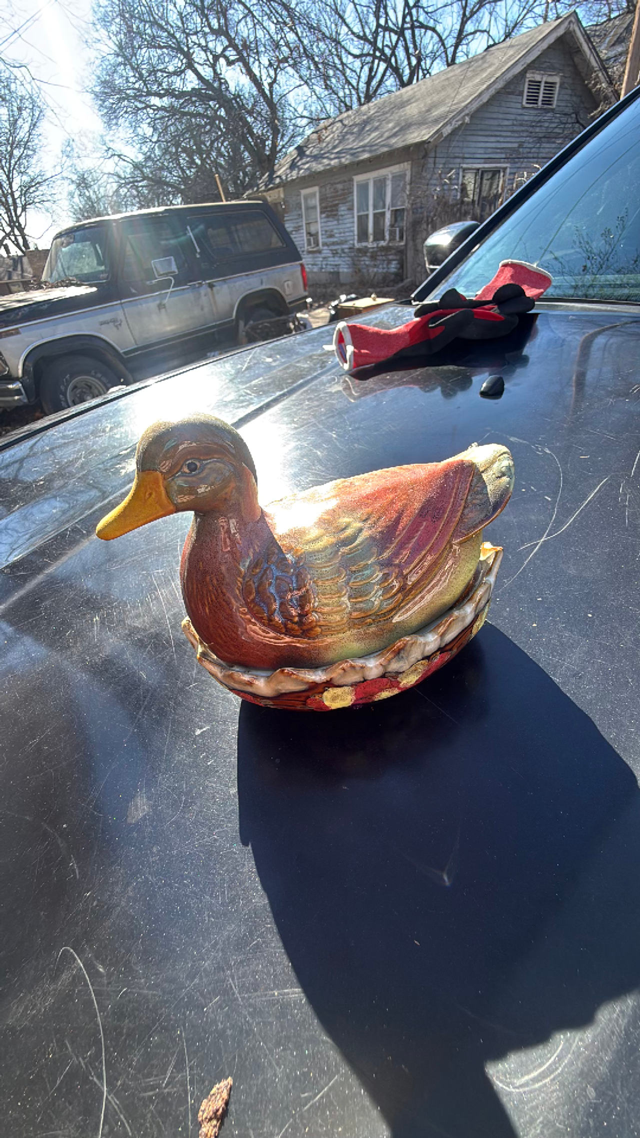 BESTOYARD Decorative Duck Figurine