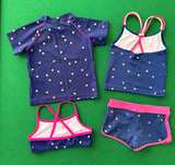Mini Boden 4pc Polka Dot Swim Set 2/3T - Image 3