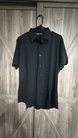 XL Spaidersilk Black Button Down Shirt - Image 2