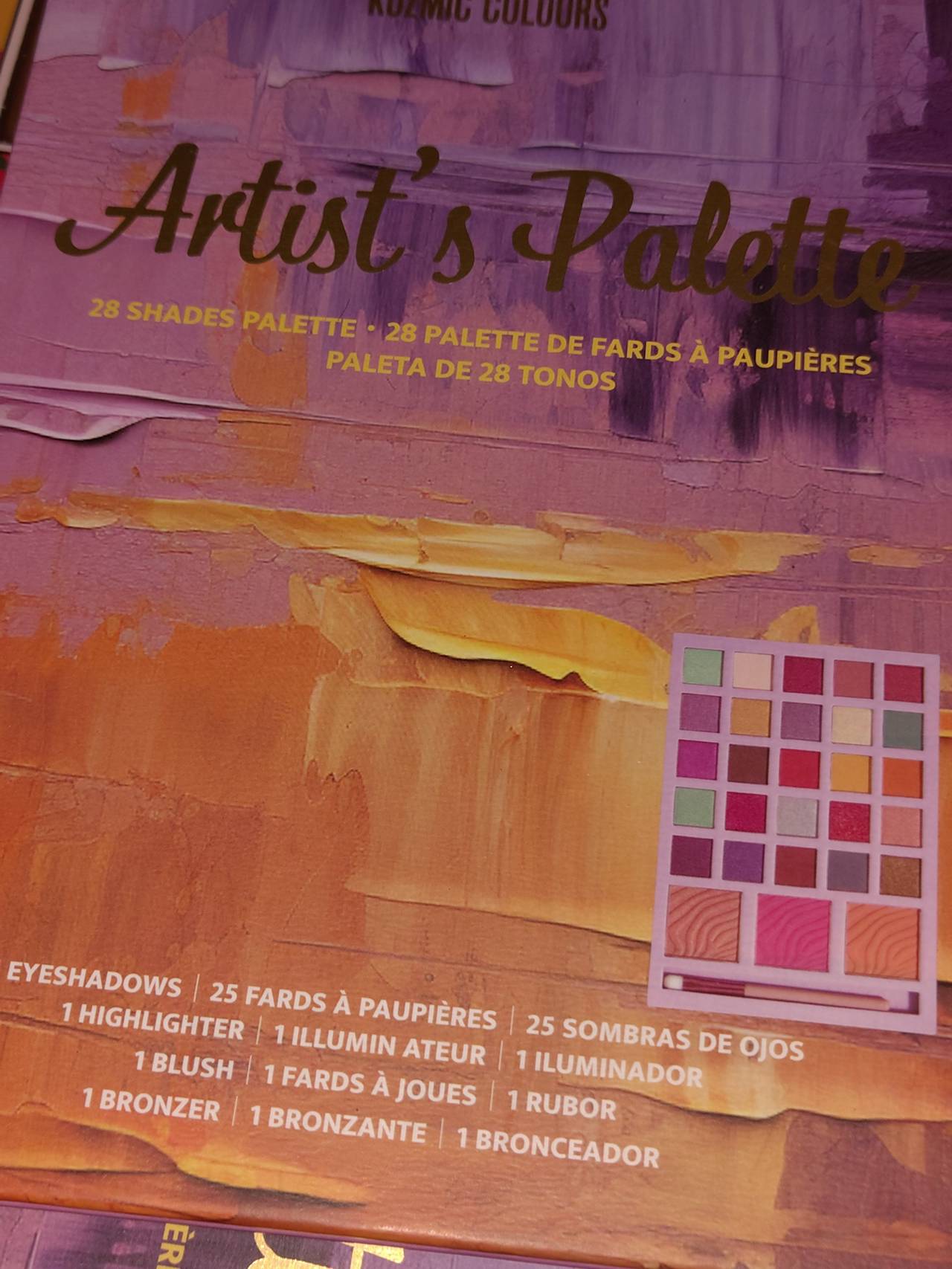 Kozmic Colours Artist's Palette 28 Shades