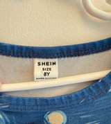 SHEIN Starry Night Cat Print T-Shirt Dress - Image 2
