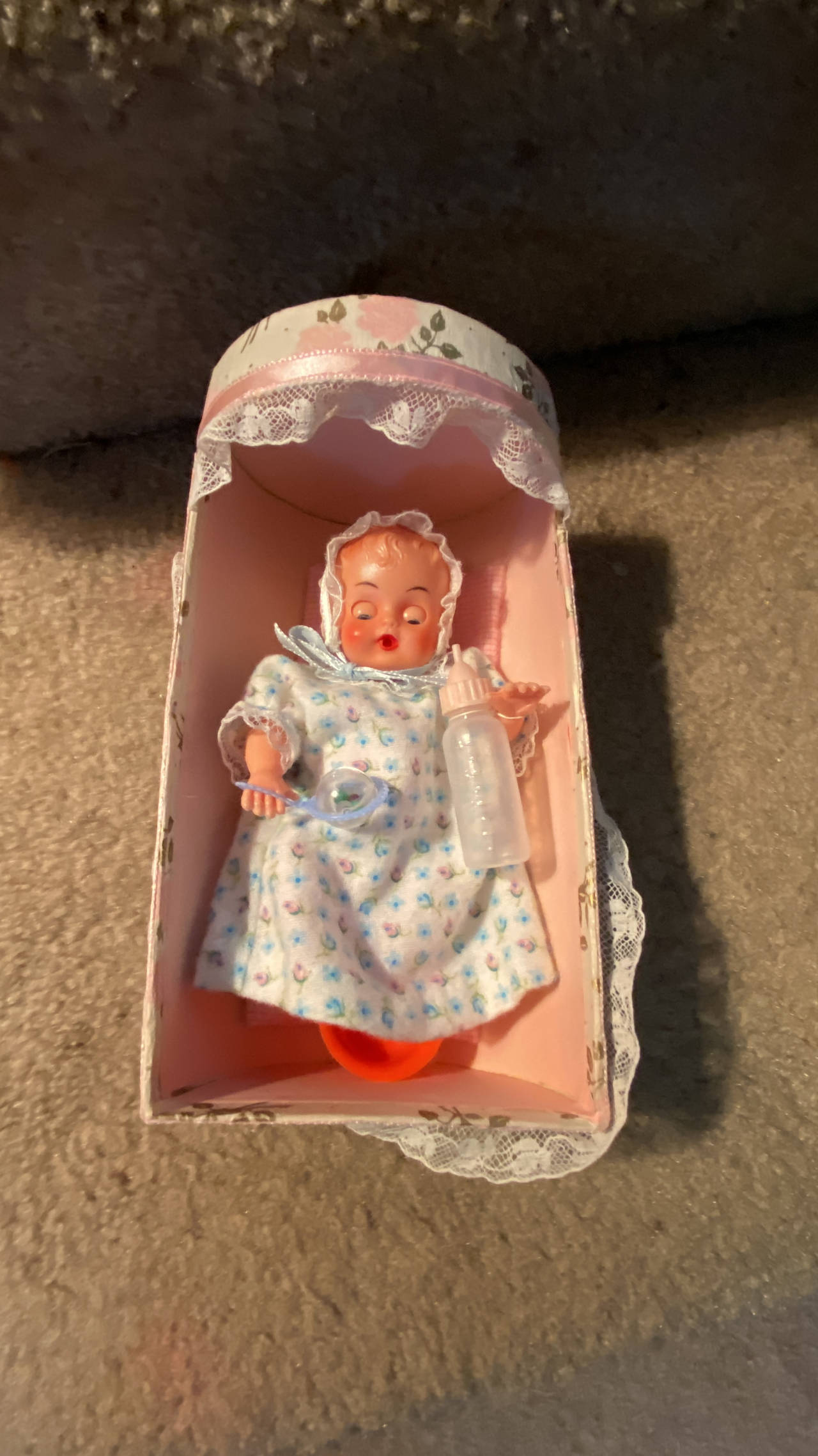 Vintage Vogue Ginnette Baby Doll with Bassinet