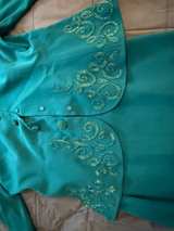 Daymor Couture C. Mercedes Ferreira Teal Blazer - Image 2