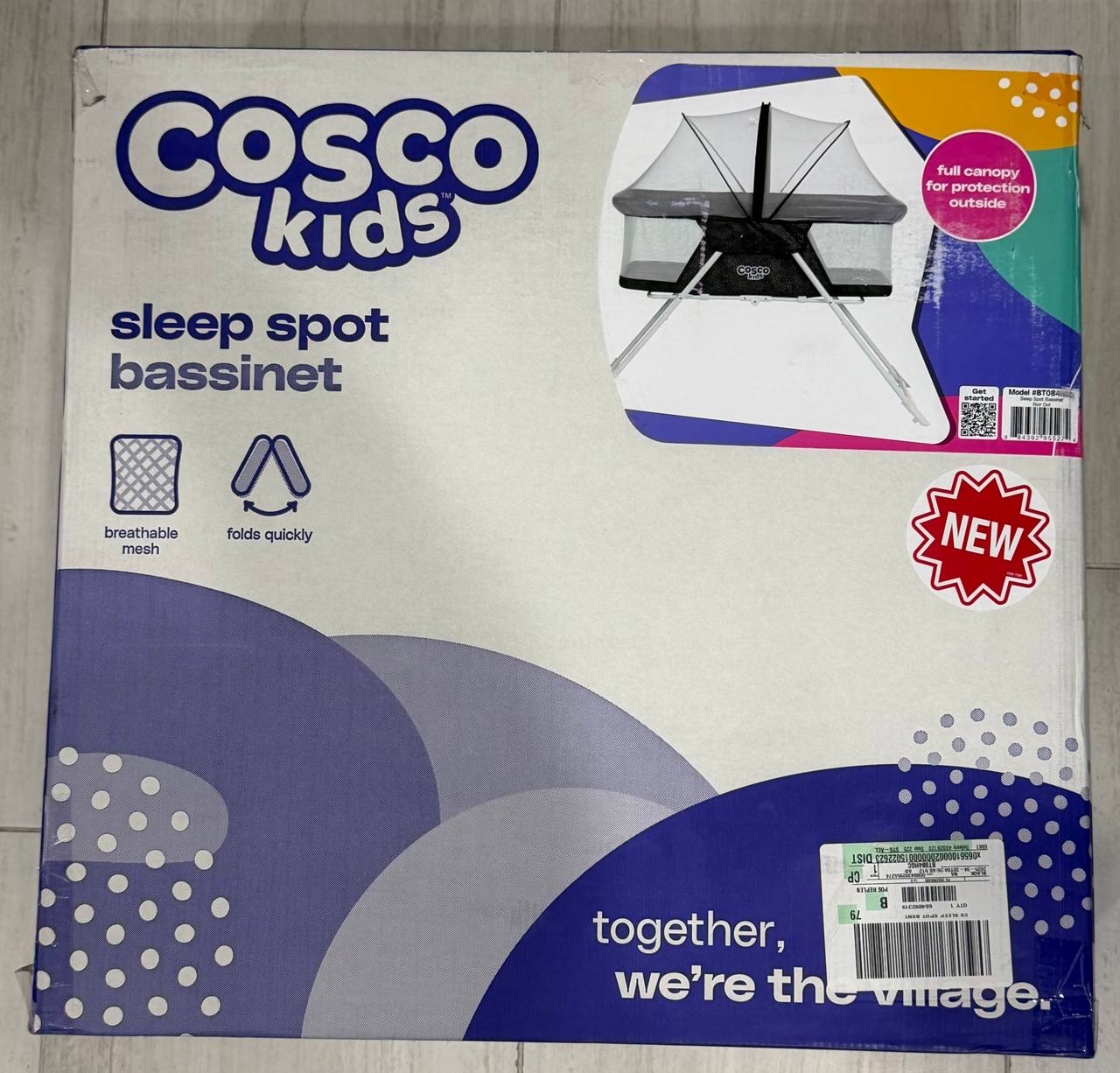 Cosco Kids Sleep Spot Bassinet NEW IN BOx
