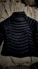 Prana Esla Hooded Down Puffer Jacket Grey - Image 2