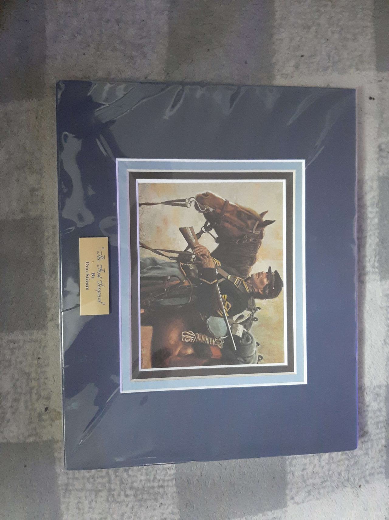 Don Stivers "The First Sergeant" Matted Art Print