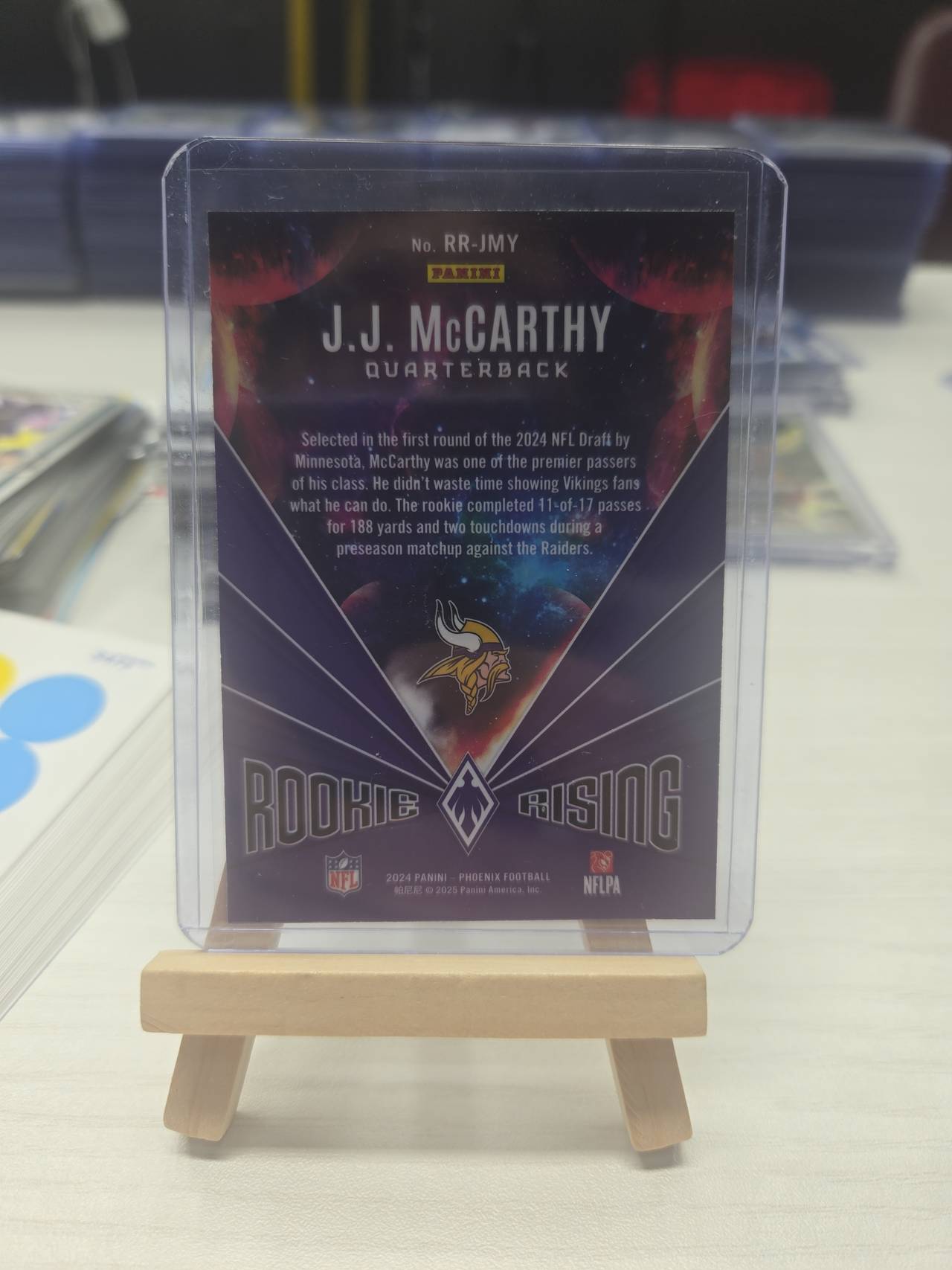 2024 Panini Phoenix Rookie Rising J.J. McCarthy #RR-11