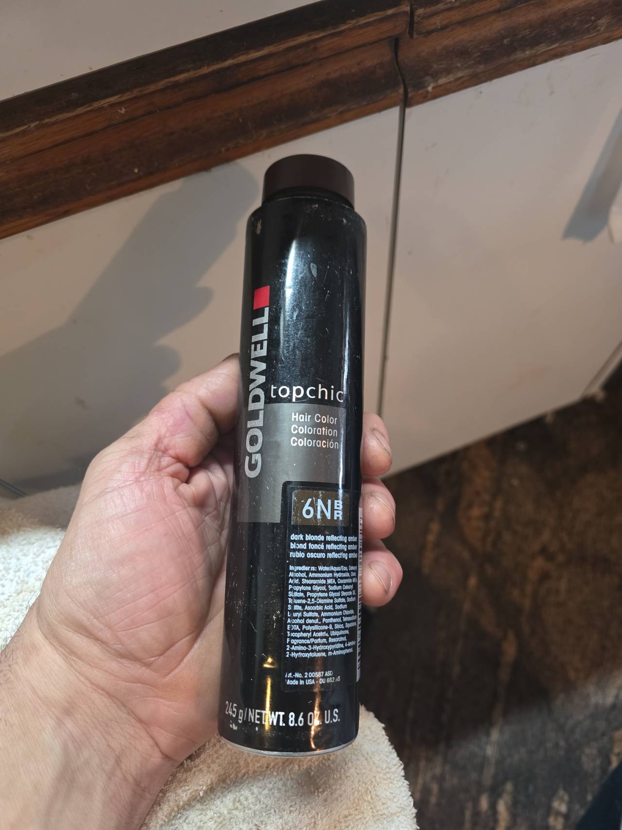 Goldwell Topchic Hair Color 6NB Dark Blonde Reflecting Amber