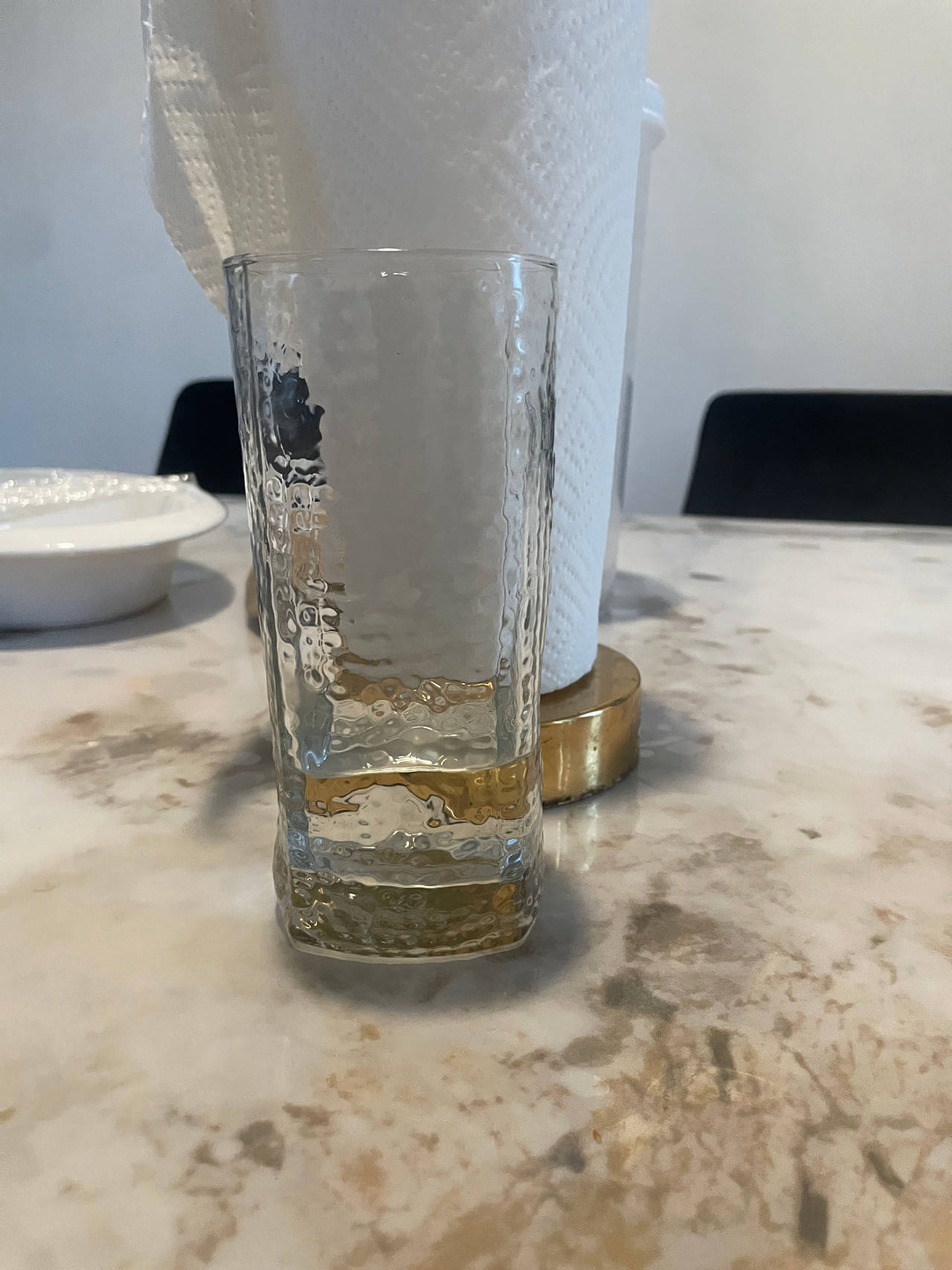 Textured Glass Tumbler