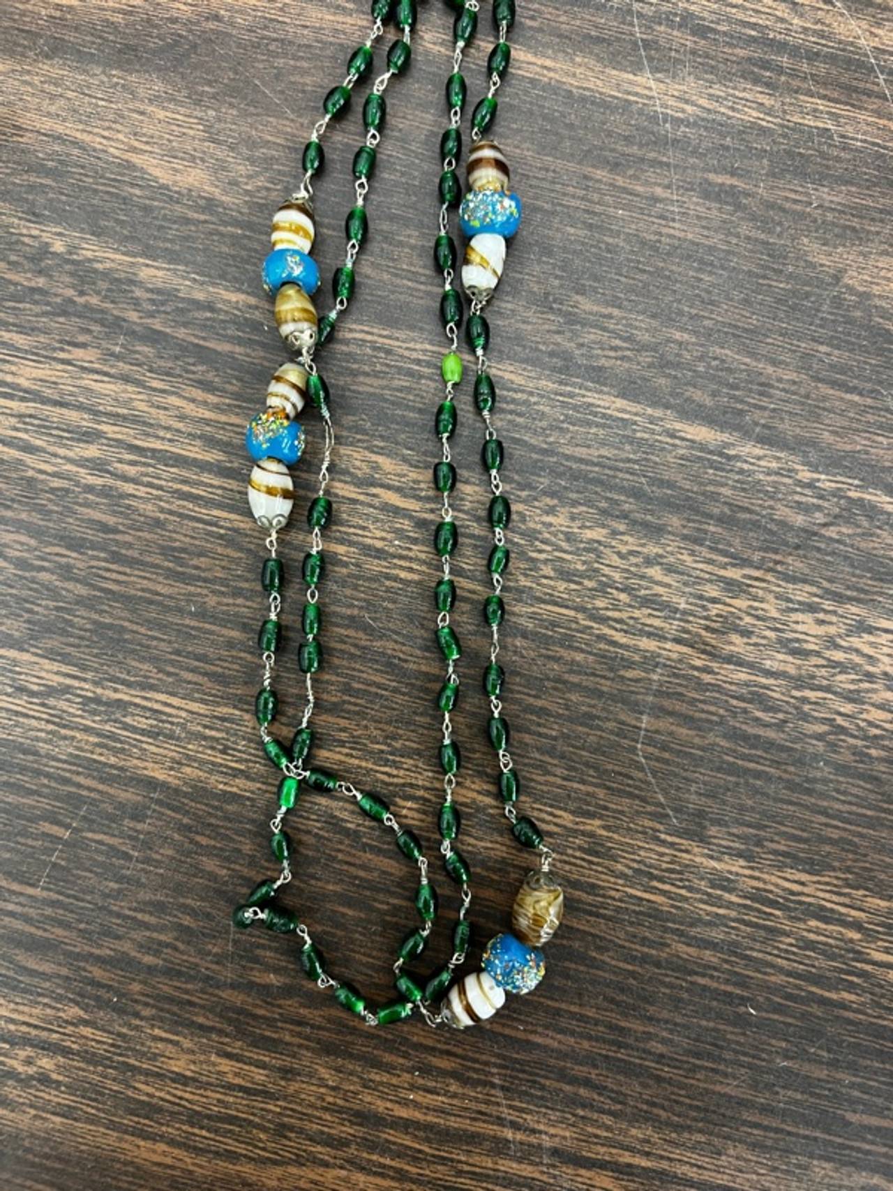 Handmade Emerald Green Jasper Necklace