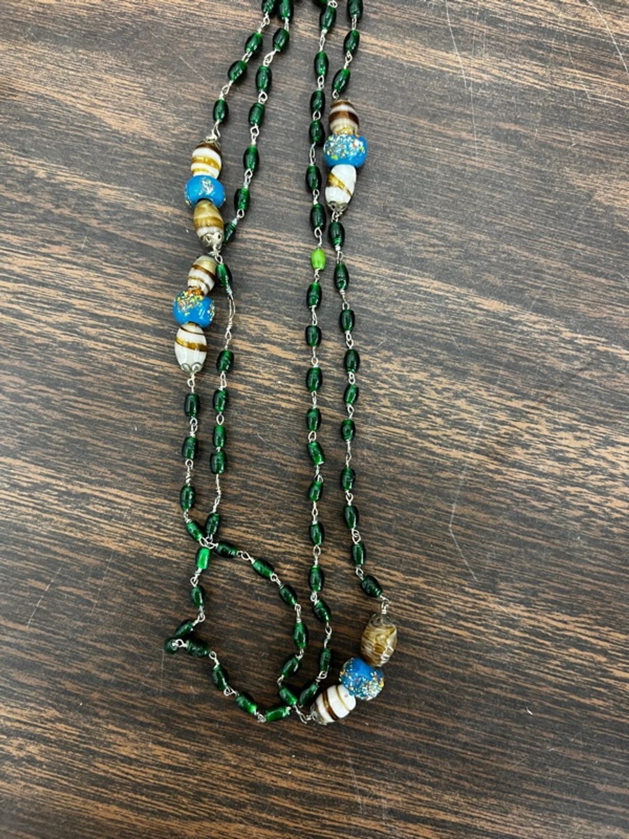 Handmade Emerald Green Jasper Necklace