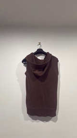 Knitted Sleeveless Cardigan Vest - Image 2