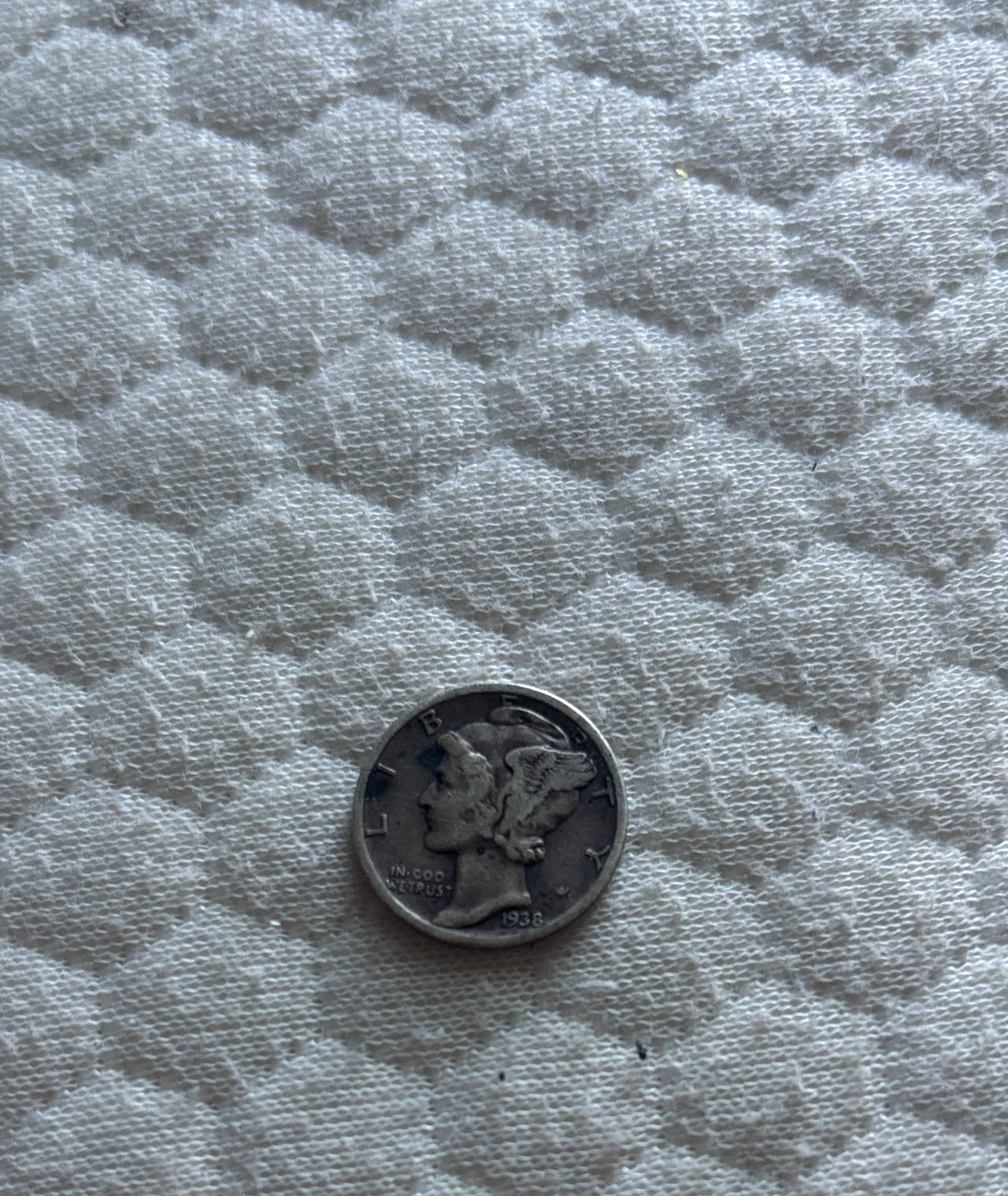 1938 Mercury Dime