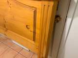 Solid Pine Arched Headboard with Finials - Image 3