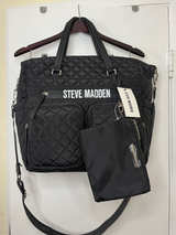 Steve Madden BNicky Tote Bag NWT / Color Black - Image 1