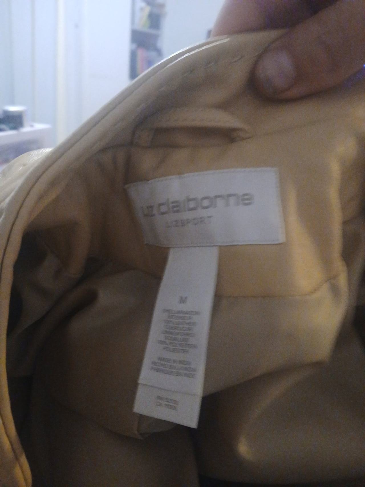 Liz Claiborne Lizsport Leather Jacket