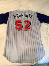 Rawlings Anaheim Angels Grey Pinstripe Vintage Baseball Jersey - Image 2
