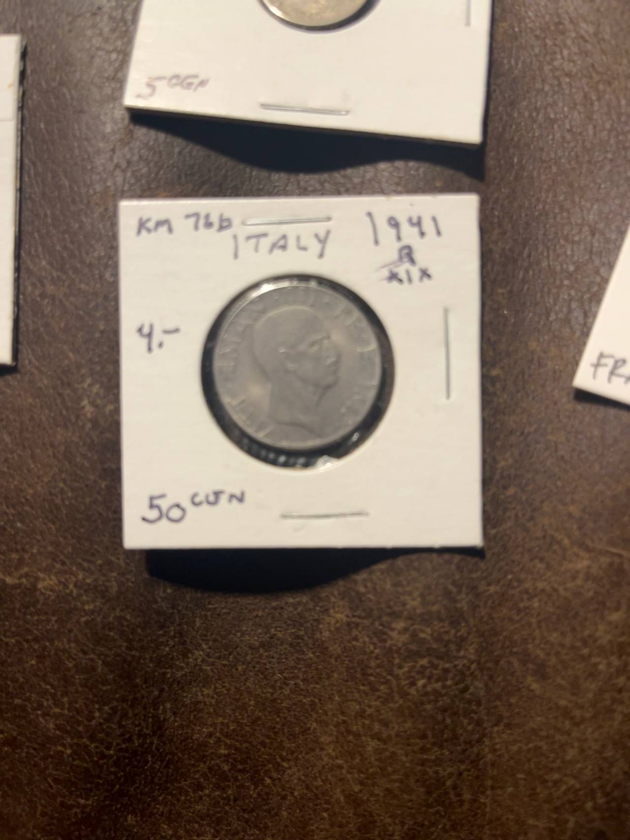 Italian 20 Centesimi Coin (Vittorio Emanuele III) 1940-1943