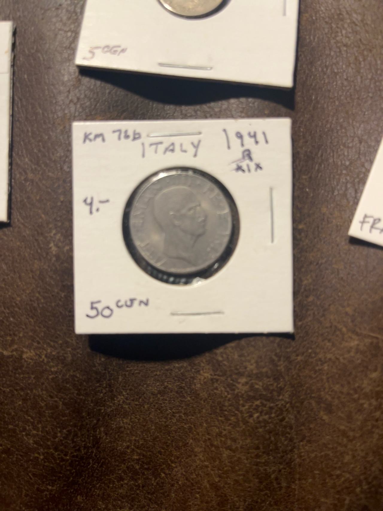 Italian 20 Centesimi Coin (Vittorio Emanuele III) 1940-1943