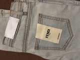Fendi Carlito Boyfriend Embroidered Patchwork Denim Jeans NEW NEVER WORN SZ XS - Image 3