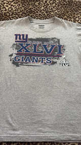 Reebok New York Giants Super Bowl XLVI T-Shirt - Image 1