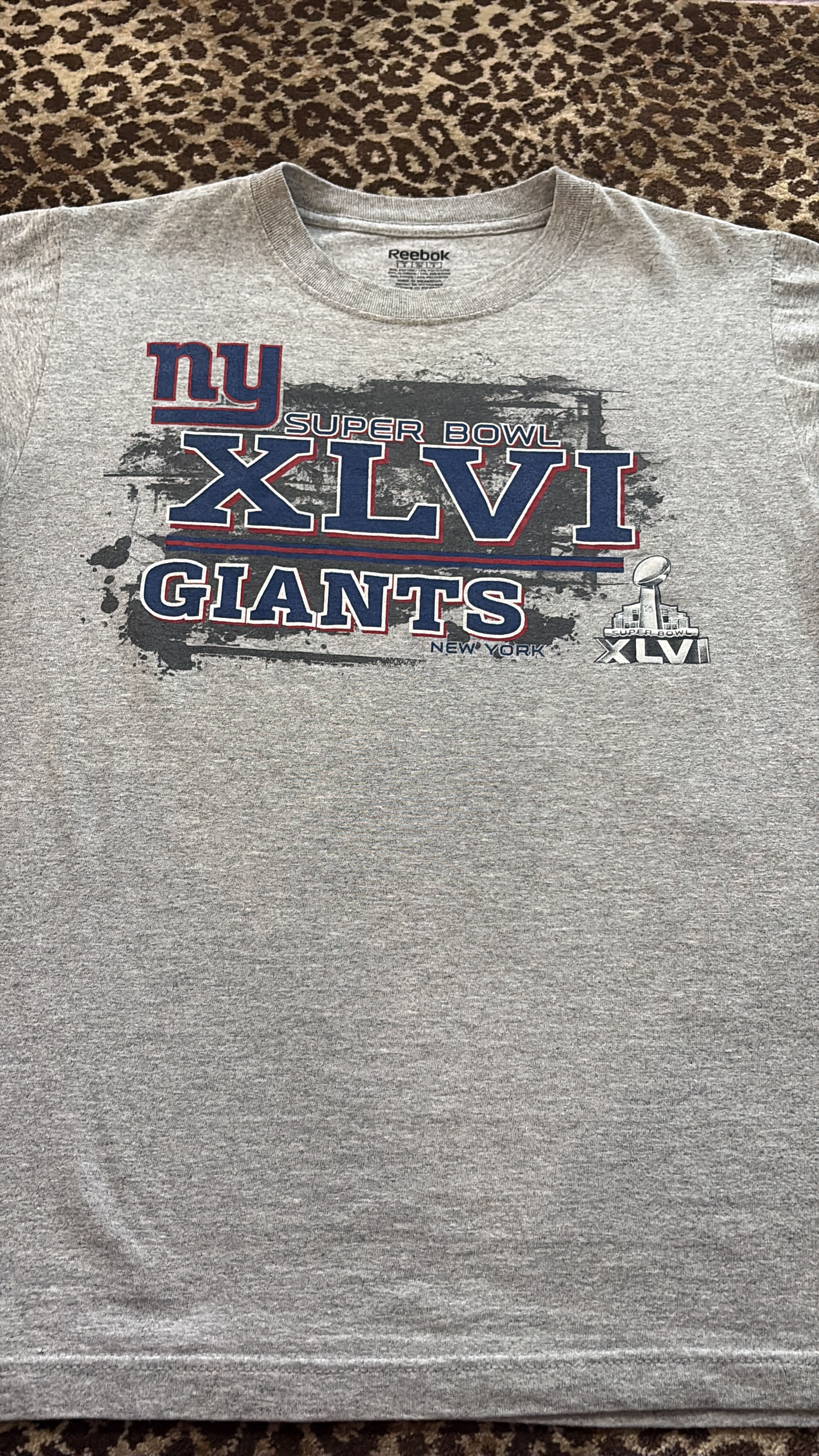 Reebok New York Giants Super Bowl XLVI T-Shirt