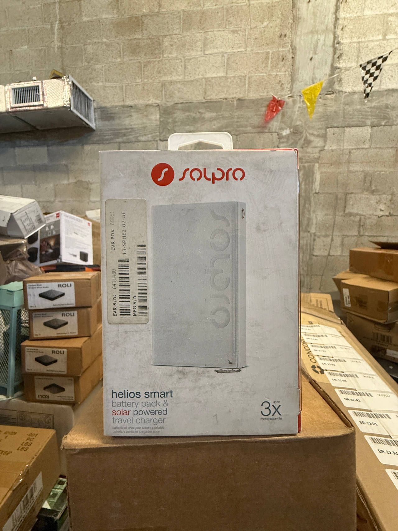 Solpro Helios Smart Battery Pack & Solar Powered Travel Charger