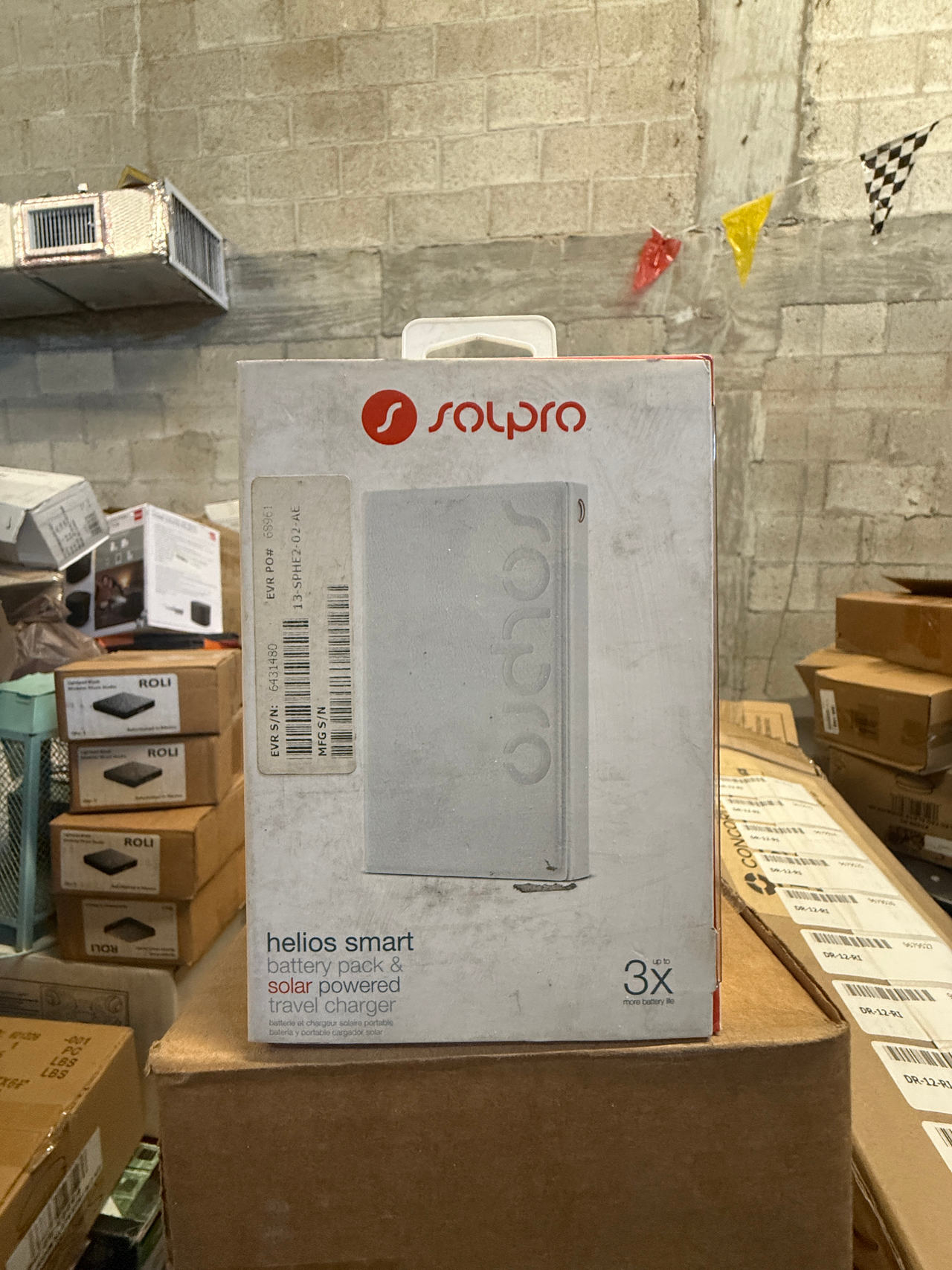 Solpro Helios Smart Battery Pack & Solar Powered Travel Charger