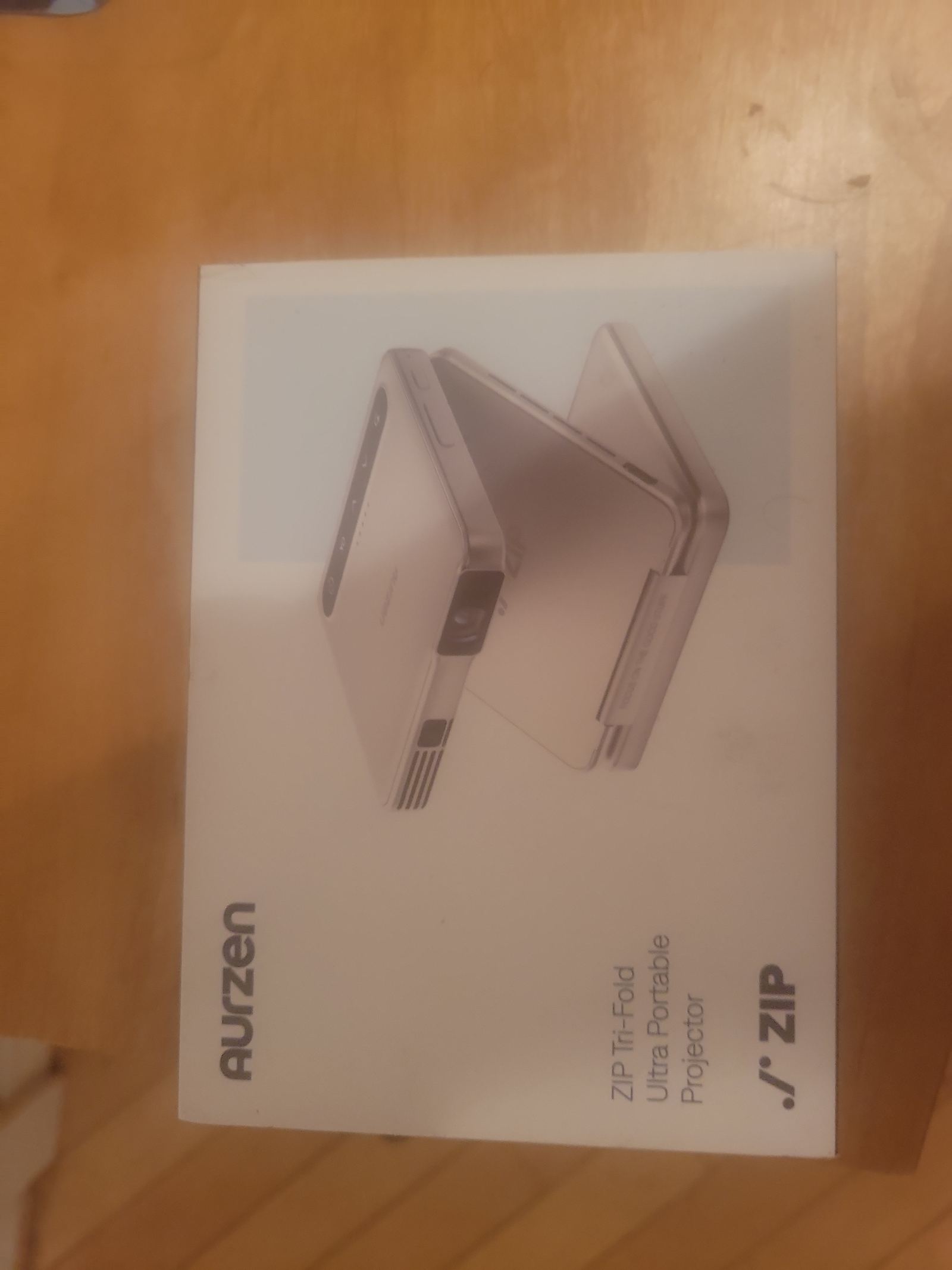 Aurzen ZIP Tri-Fold Portable Mini DLP Projector