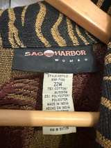 Sag Harbor Tapestry Coat Zebra Print - Image 2