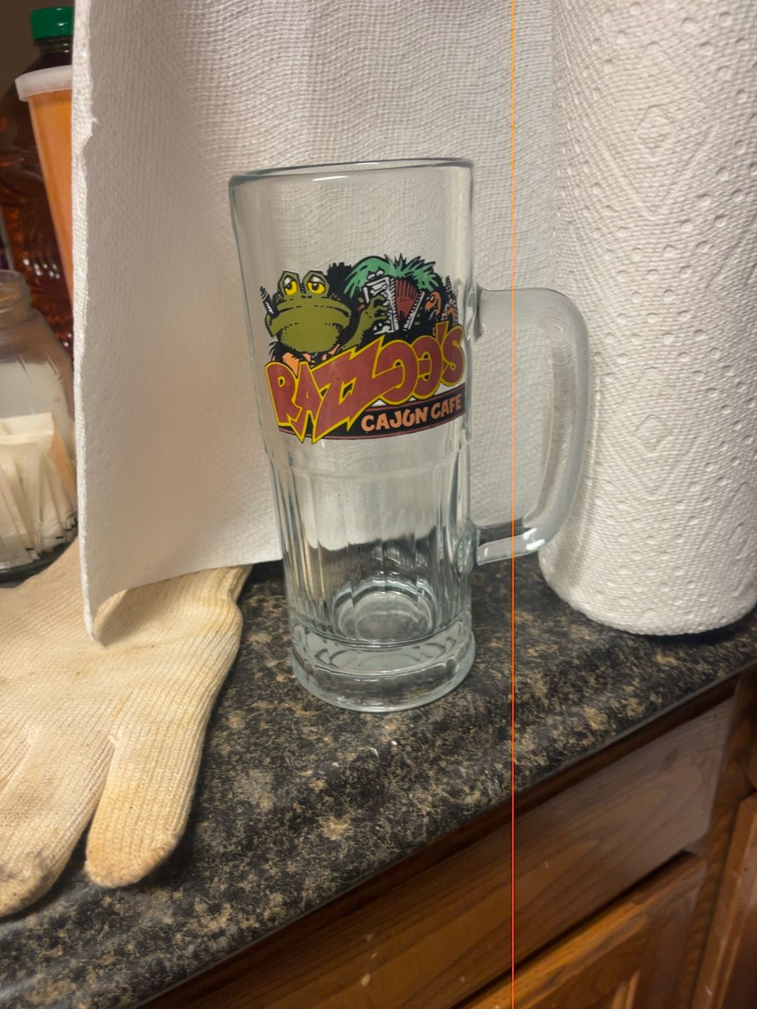 Razzoo's Cajun Cafe 8" Glass Mug