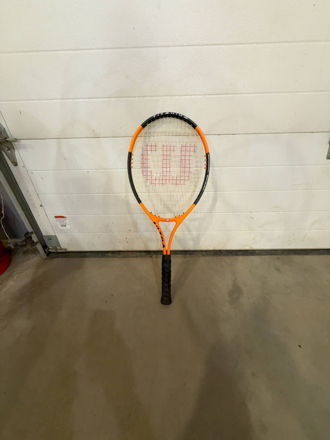 Wilson Titanium 3 Soft Shock Tennis Racquet Orange/Black