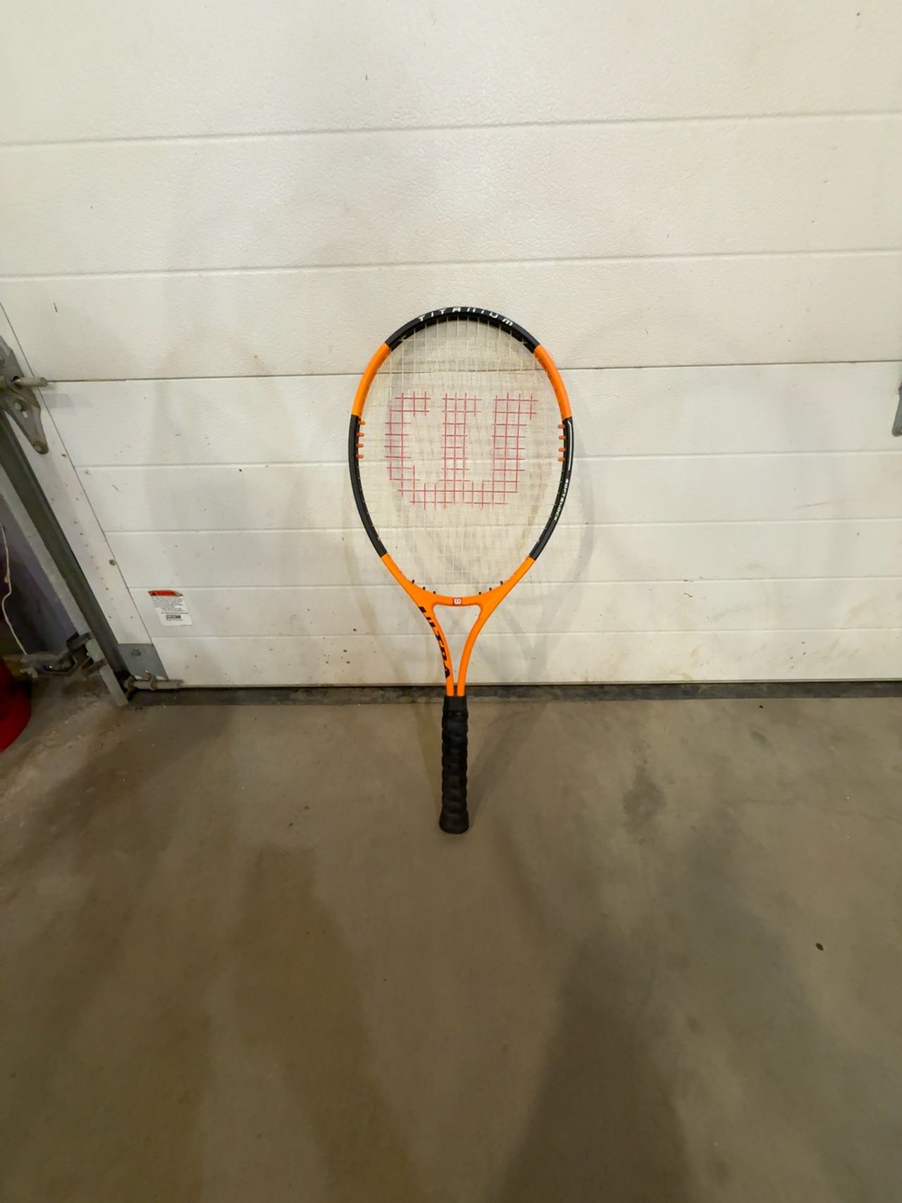 Wilson Titanium 3 Soft Shock Tennis Racquet Orange/Black