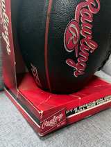 Rawlings PT-6 Precision Grip Full Size Football Black & Red - Image 7