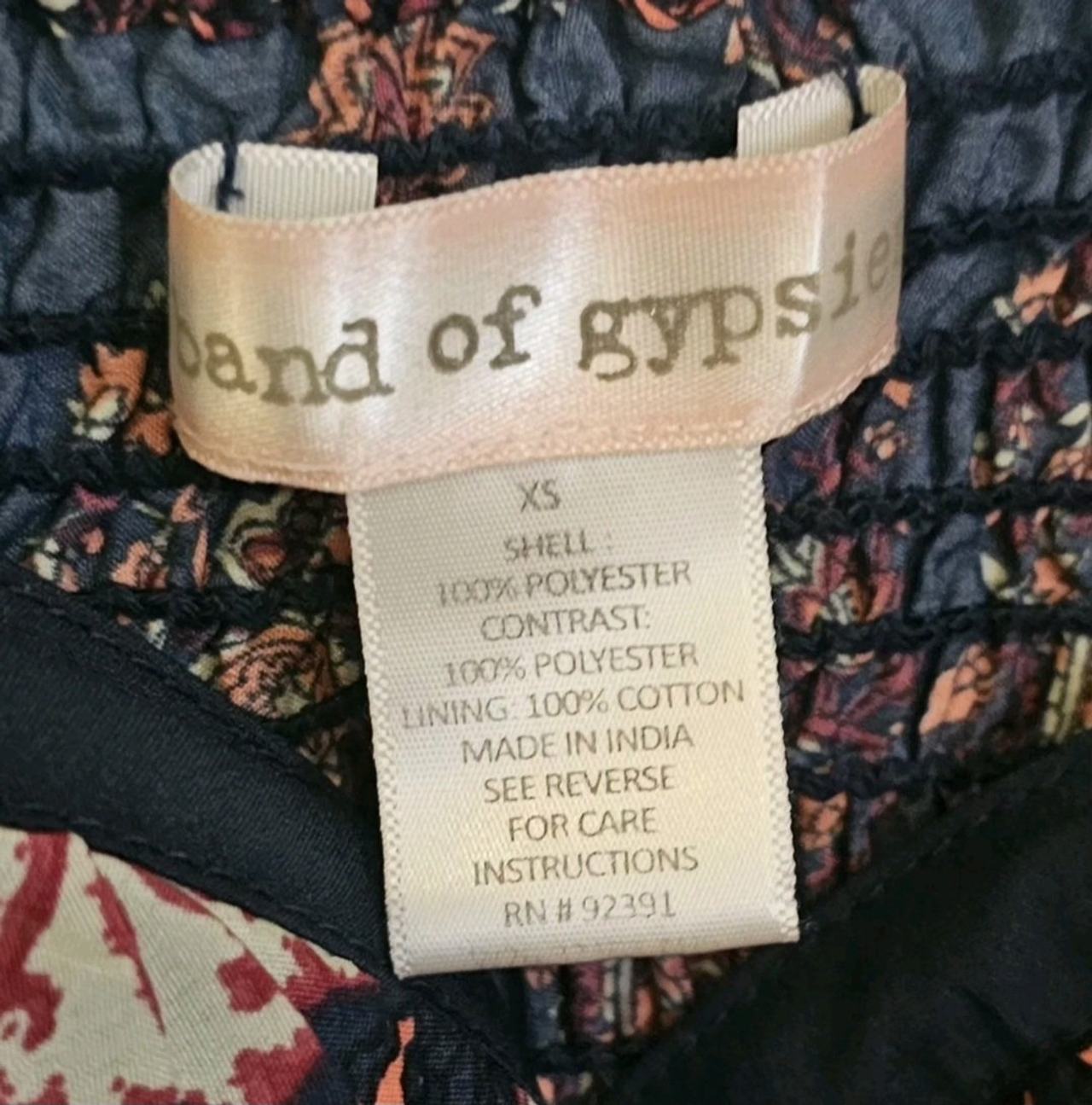 Band of Gypsies Floral Smocked Apparel