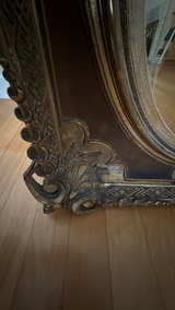 Antique Ornate Wall Mirror - Image 5