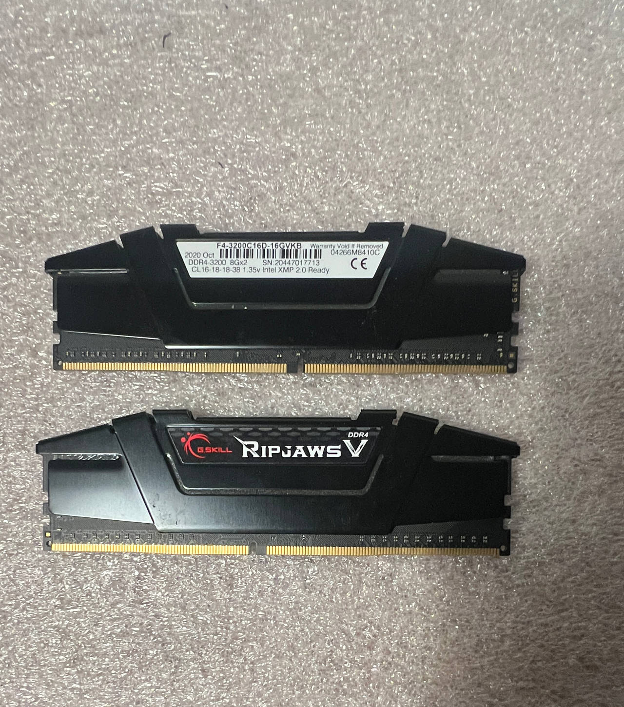 G.SKILL Ripjaws V Series 16GB (2 x 8GB) DDR4 3200 Desktop Memory