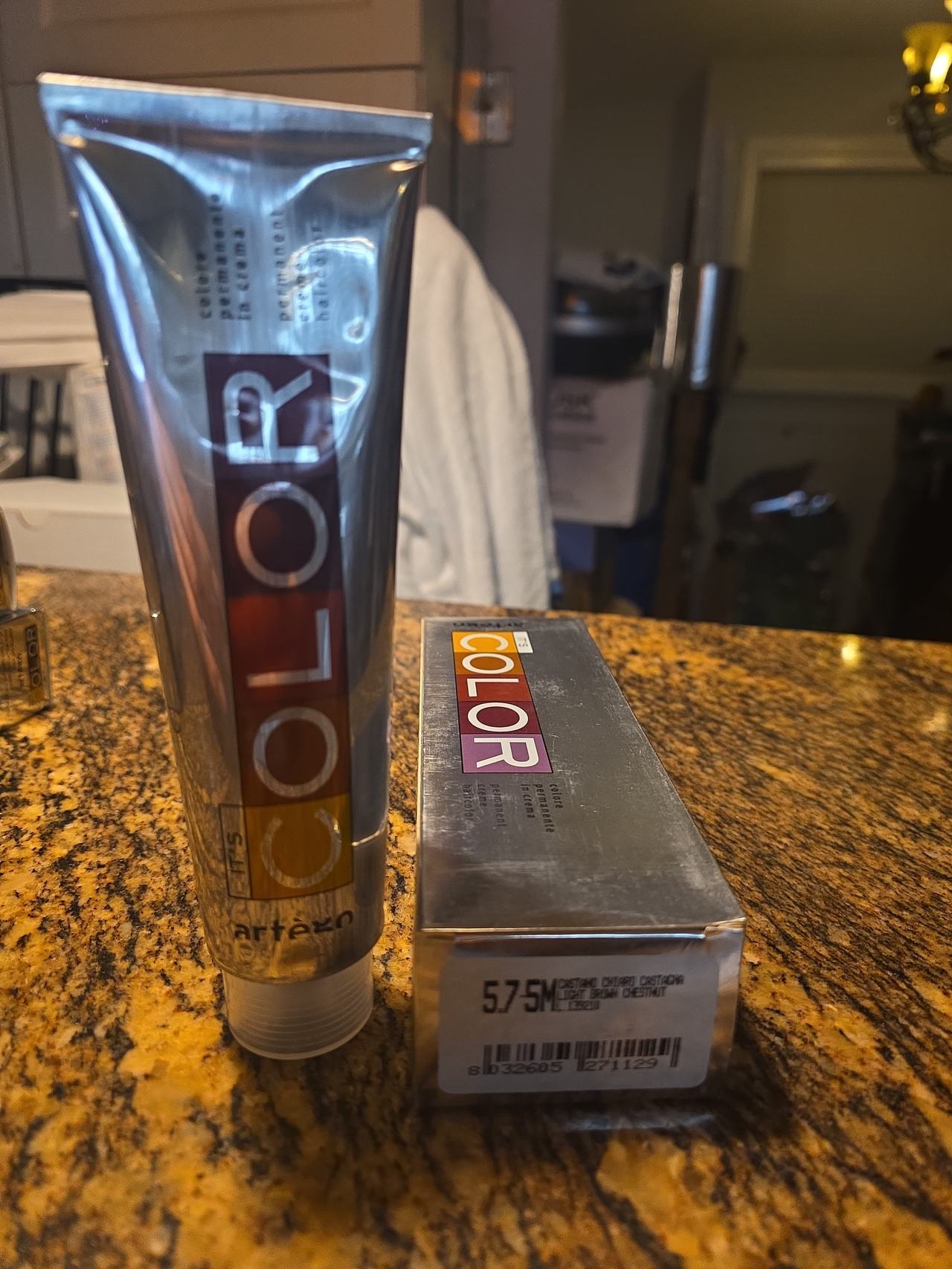 Artego It's Color Permanent Hair Color Cream 5.75M Light Brown Chestnut
