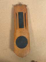 Antique Dutch Art Nouveau Oak Wall Barometer and Thermometer - Image 7
