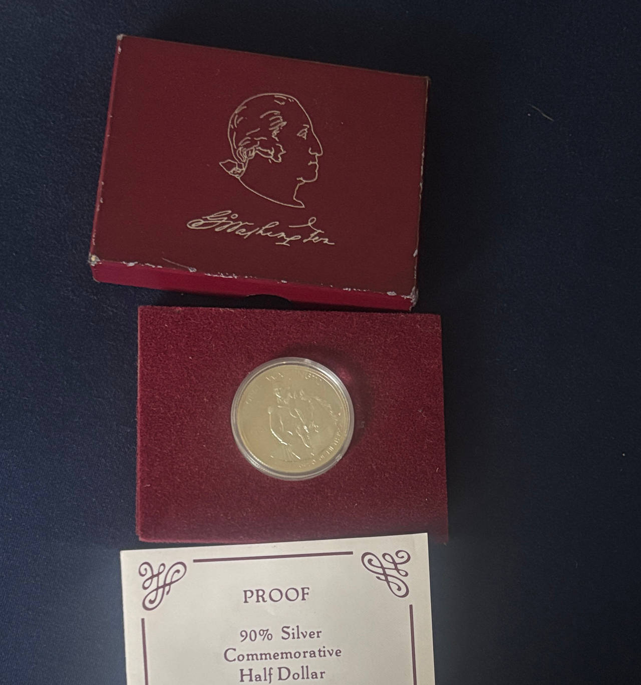 1982 George Washington 250th Anniversary Commemorative Silver Half Dollar Proof