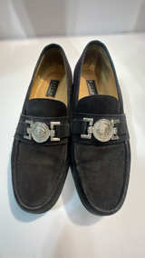 Versace Gianni Suede Loafer Black - Image 2