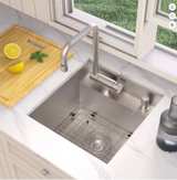 Glacier Bay Workstation Stainless Steel Bar Sink w/Folding Faucet - Brand New - Image 2