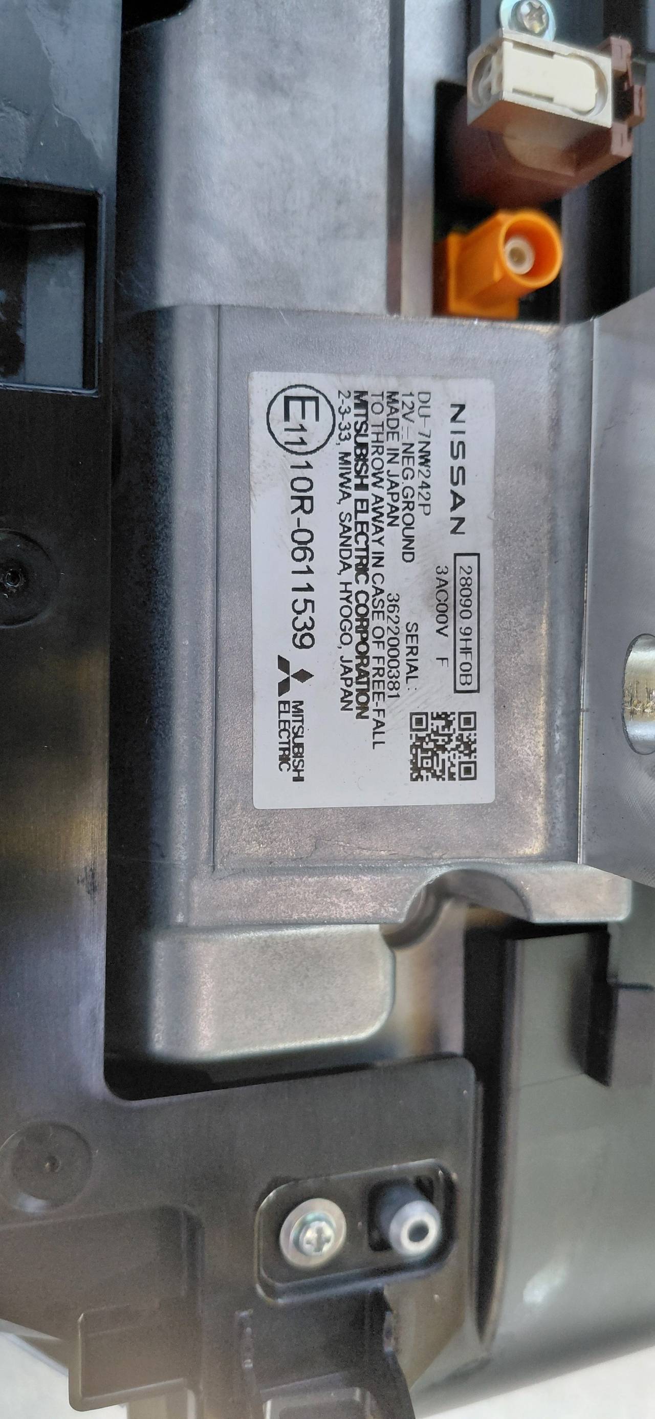 Nissan Infotainment Head Unit 28090 9HF0B