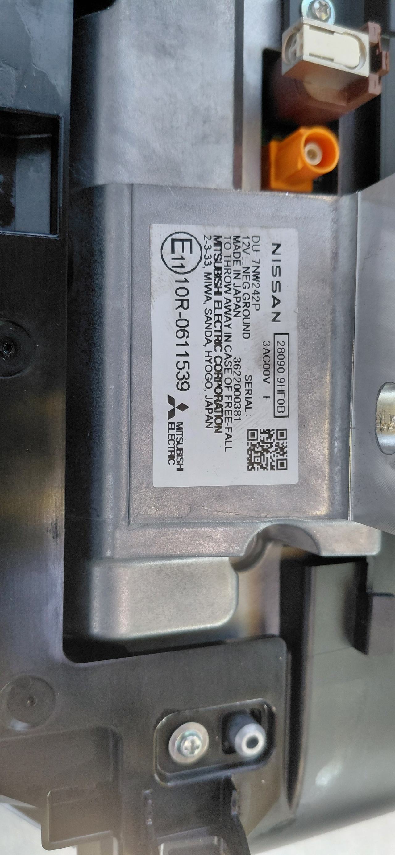 Nissan Infotainment Head Unit 28090 9HF0B